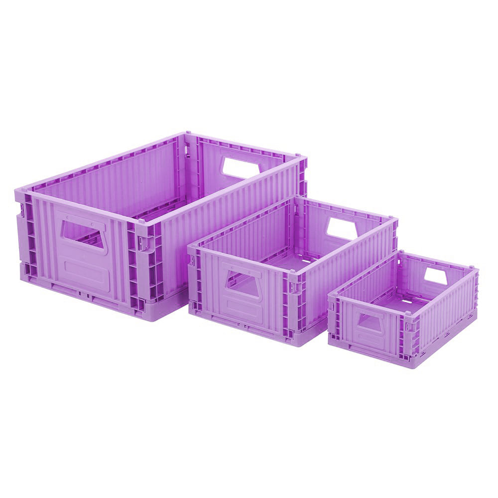 Boxsweden FOLDAWAY CRATE LGE 43X29X16CM 3 ASSTD
