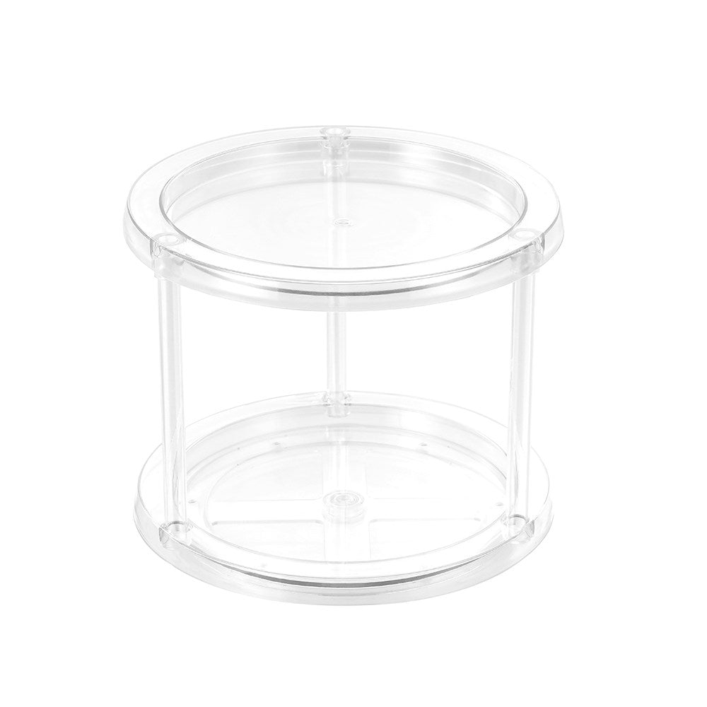 Boxweden CRYSTAL 2 TIER TURNTABLE ORGANISER