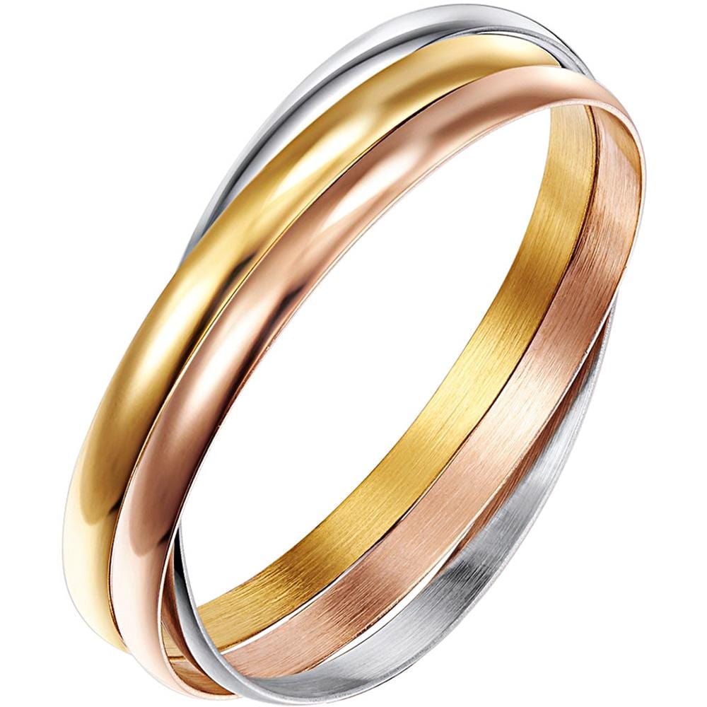 Trifecta Bangle Tri Tone