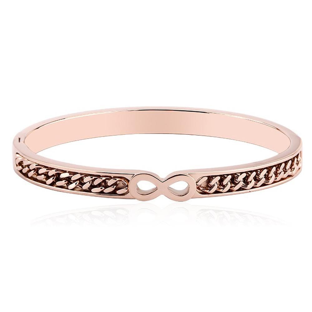 5 Infinity Bangle Chained Infinity Bangle