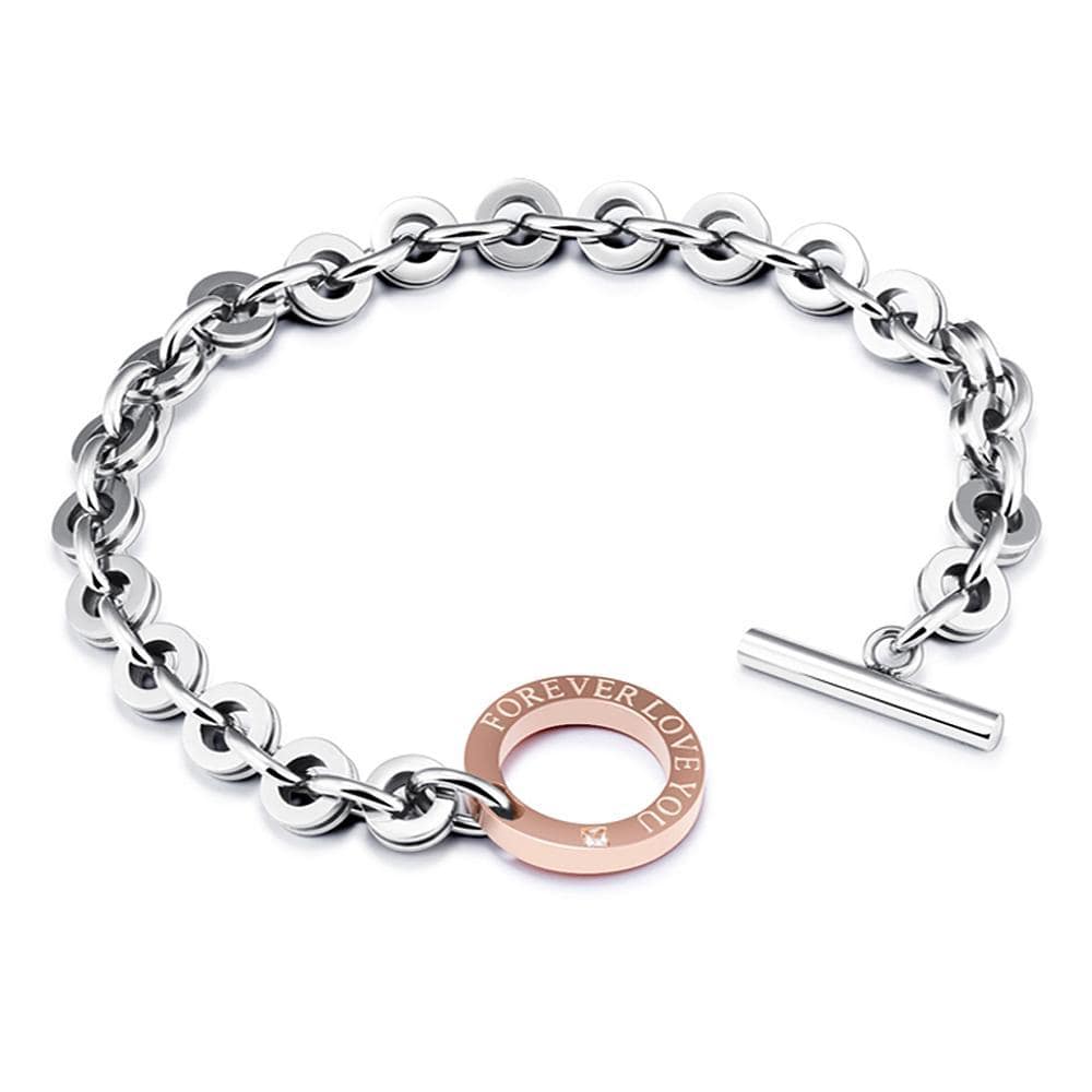 Forever Love You Toggle Bracelet