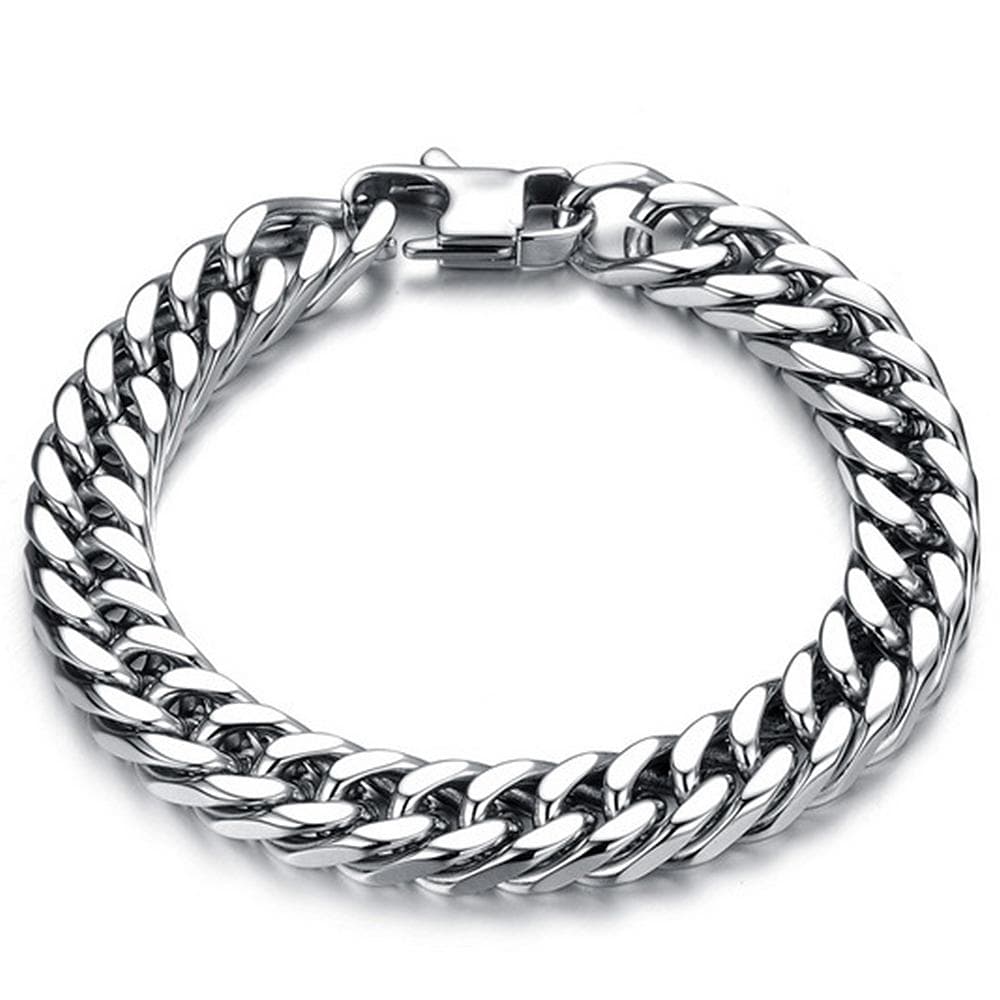 Curb Chain Stainless Steel Bracelet 12mm