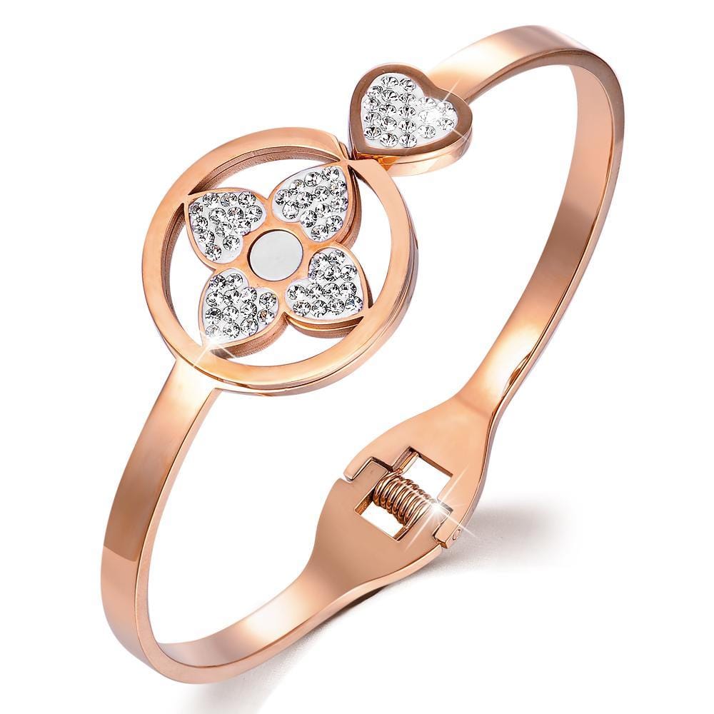 Lucky Love Hinged Bangle