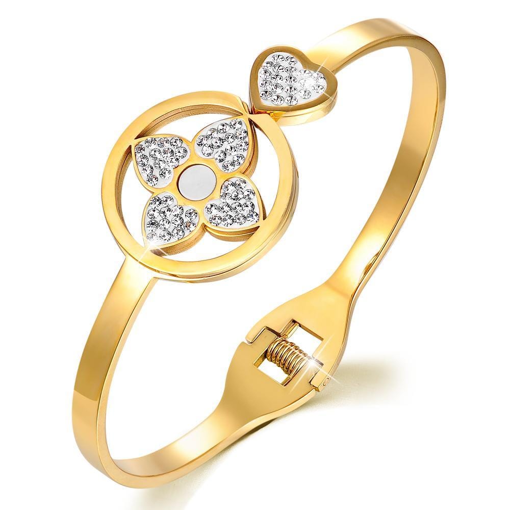 Lucky Love Hinged Bangle