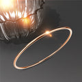 Solid Golf Bangle 2mm Rose Gold Layered