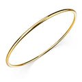 Solid Golf Bangle 2mm Gold Layered