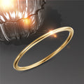 Solid Golf Bangle 3mm Gold Layered