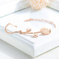 One Piece Rose Bracelet in Rose Gold Layered Steel Jewellery