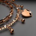 Signature Love in Rose Gold Layered Steel Jewellery
