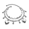 Signature Love in White Gold Layered Steel Jewellery