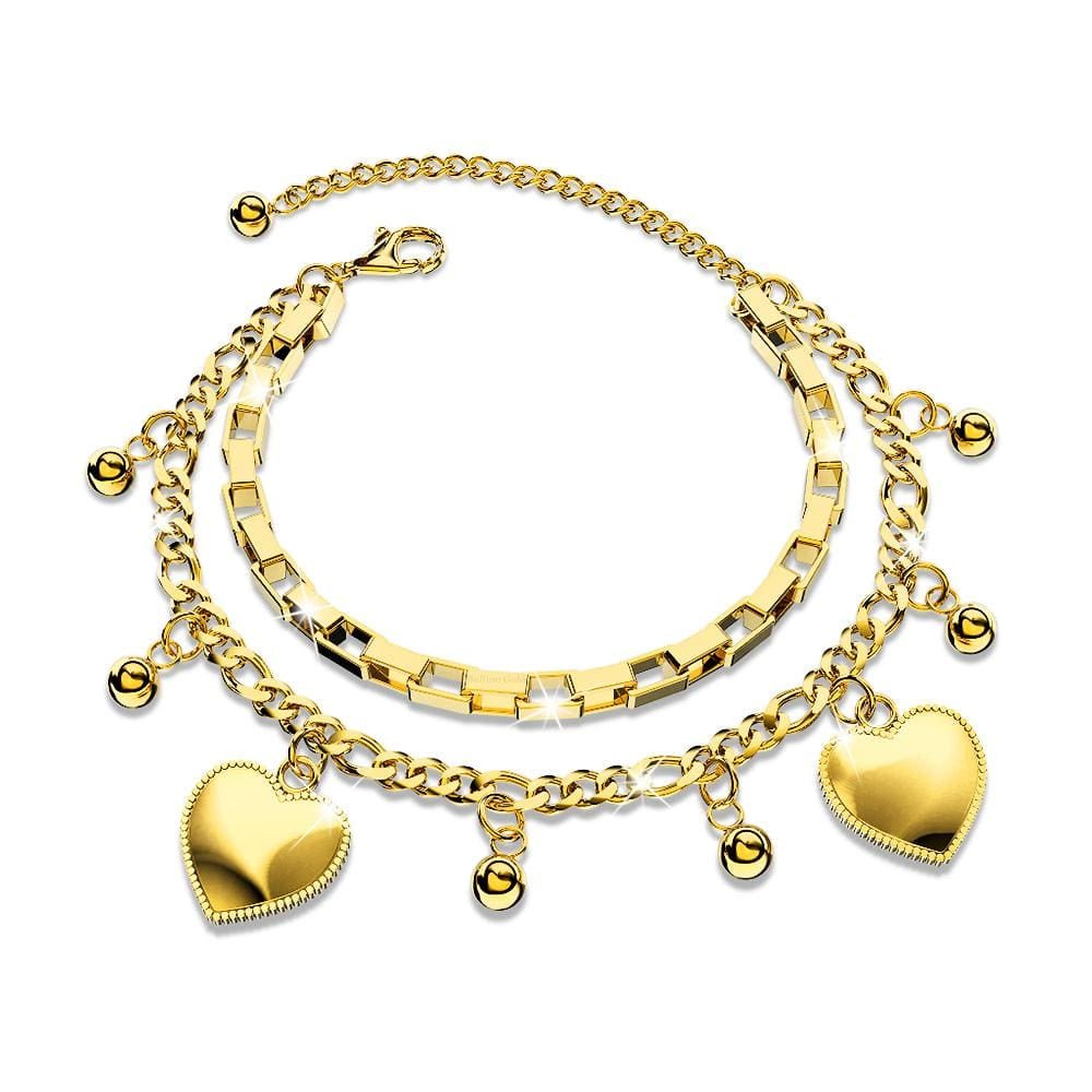 Signature Love in Gold Layered Steel Jewellery