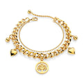Sapling Bracelet in Gold Layered Steel Jewellery