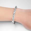 All Things Are Possible Inscriptions Bar Bracelet