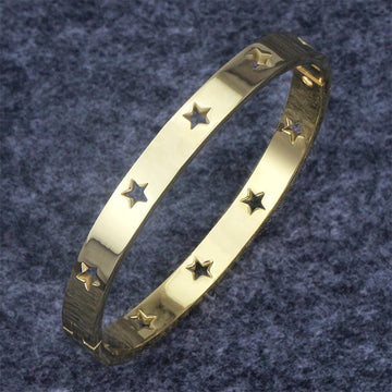 Bellatrix Star Gold Layered Bangle