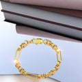 Roxanne Oval Link Paperclip Chain Gold Bracelet