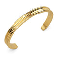 Lisa Luxe Cuff Bangle Gold Titanium - Brilliant Co