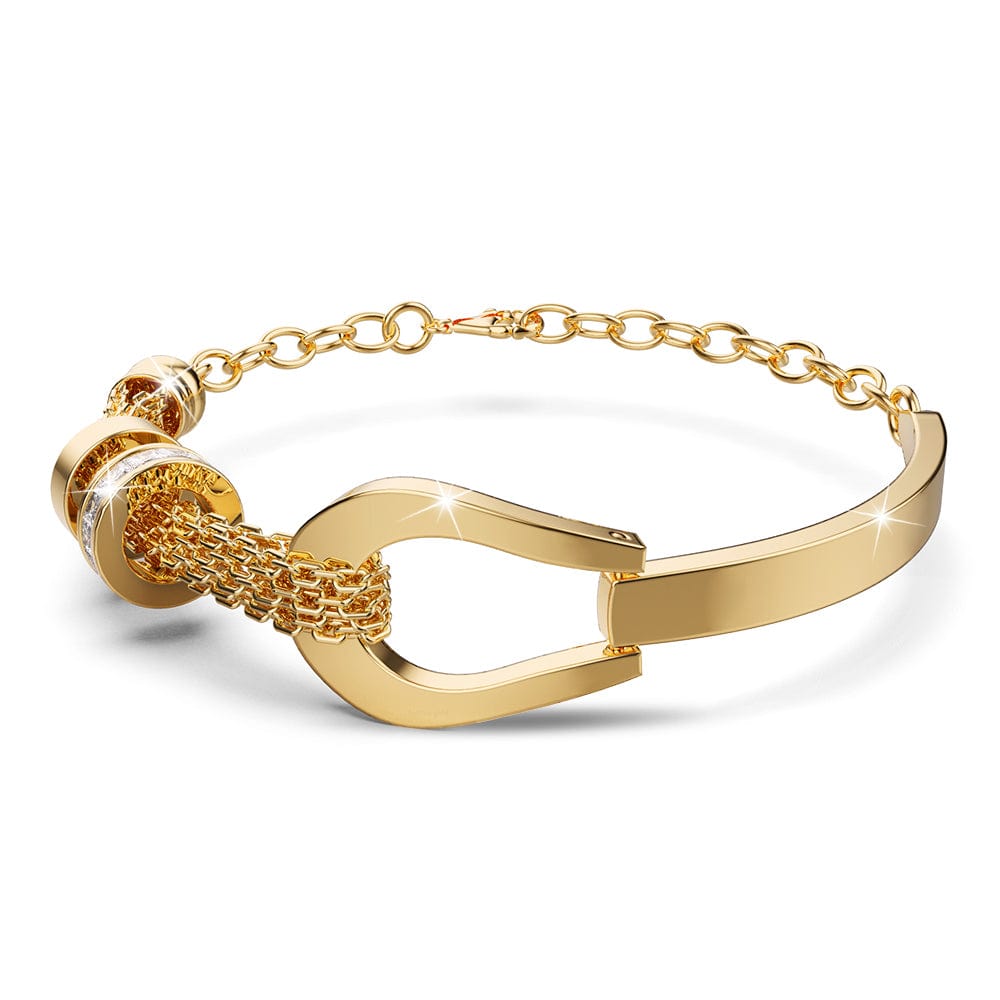 Knot Jewellery Gold Layered Stainless Steel Bracelet