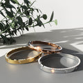 Cecelia Stainless Steel Bangle in Gold