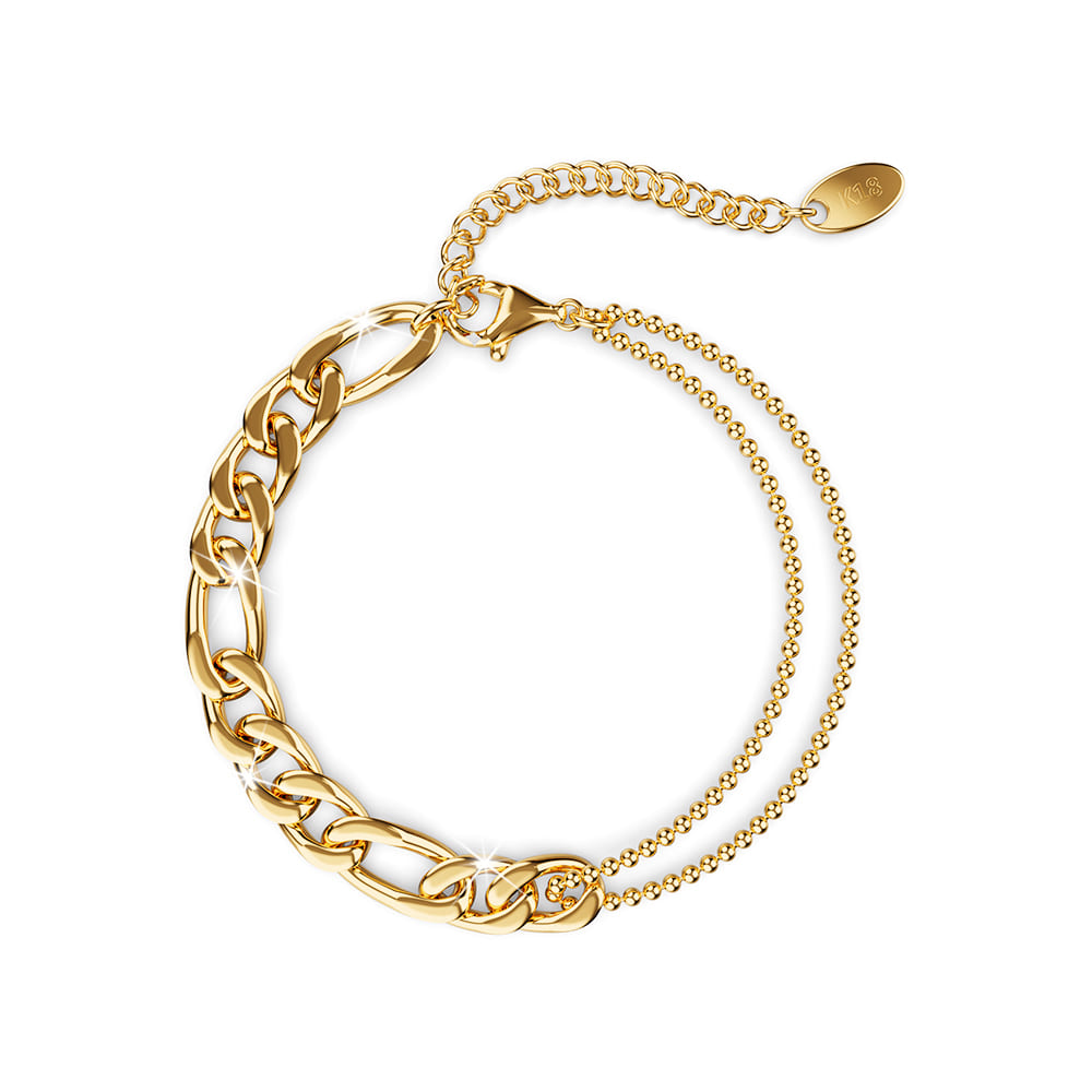 Classic Figaro Ball Chain Bracelet