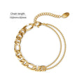 Classic Figaro Ball Chain Bracelet