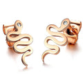 Serpent On The Rise Earrings - Brilliant Co