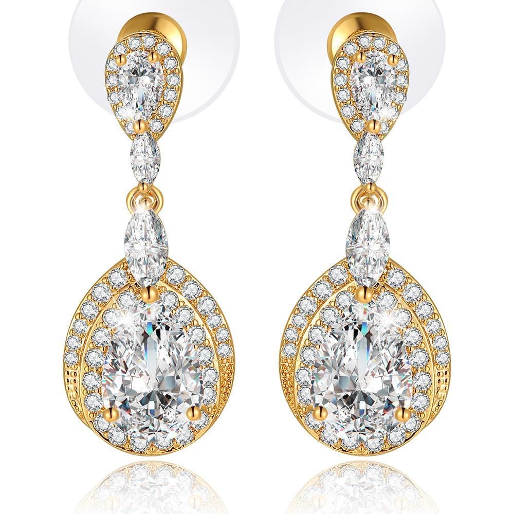 Glam Teardrop Earrings - Brilliant Co