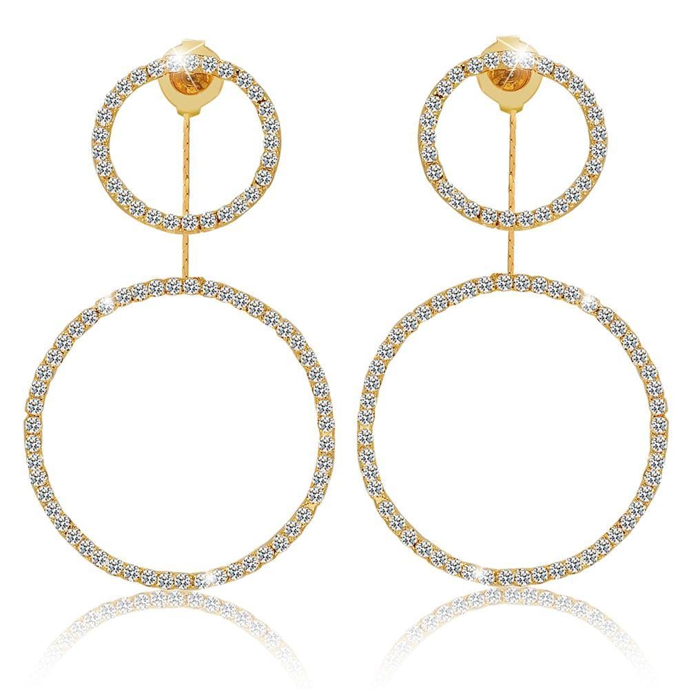 Sparkling Round Earrings - Brilliant Co
