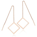 Quad Geo Threader Earrings - Brilliant Co