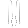Swirl Threader Earrings - Brilliant Co