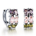Huggie Earrings Madeline White Gold