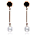 Fame Dangle Earrings Round Pearls - Brilliant Co