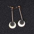Fame Dangle Earrings Eclipse Circle - Brilliant Co