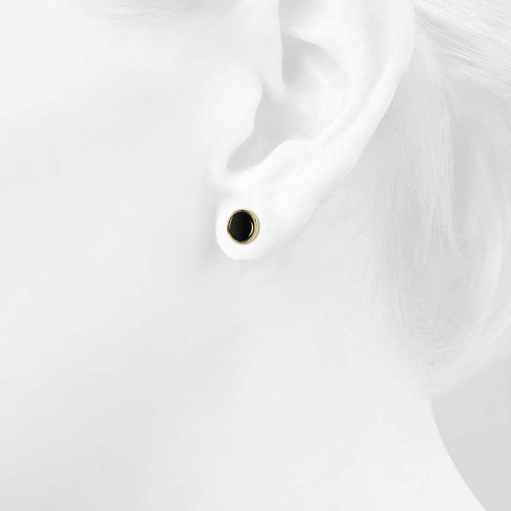 Bullion Gold Mitch Stud Earrings 10mm