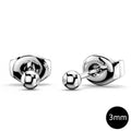 Ball Stud Earrings 3mm - Brilliant Co