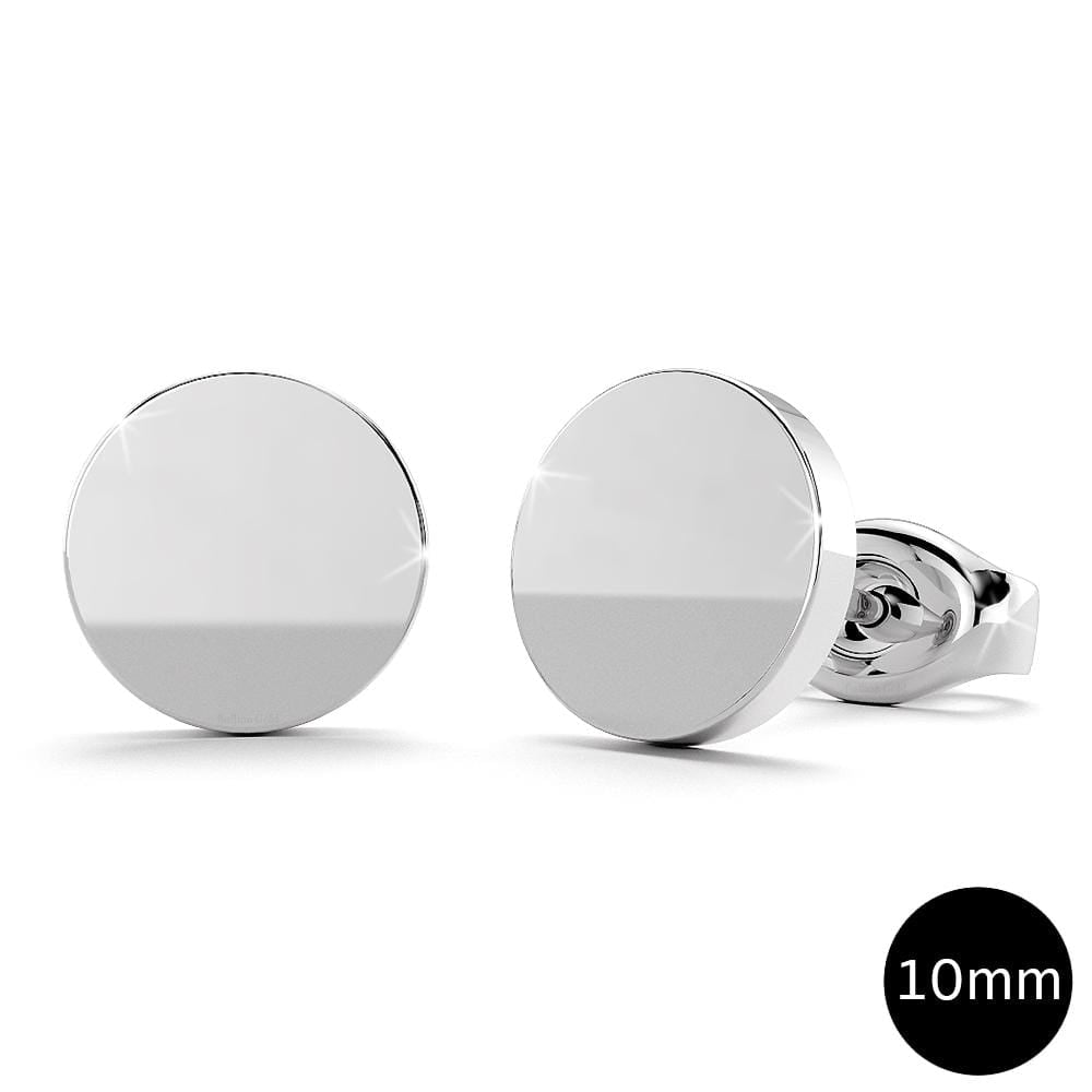 Simplicity Stud Earrings 10mm - Brilliant Co