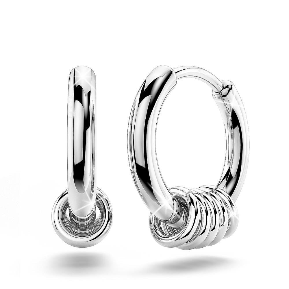 Flawless Illusion Hoop Earrings 10mm