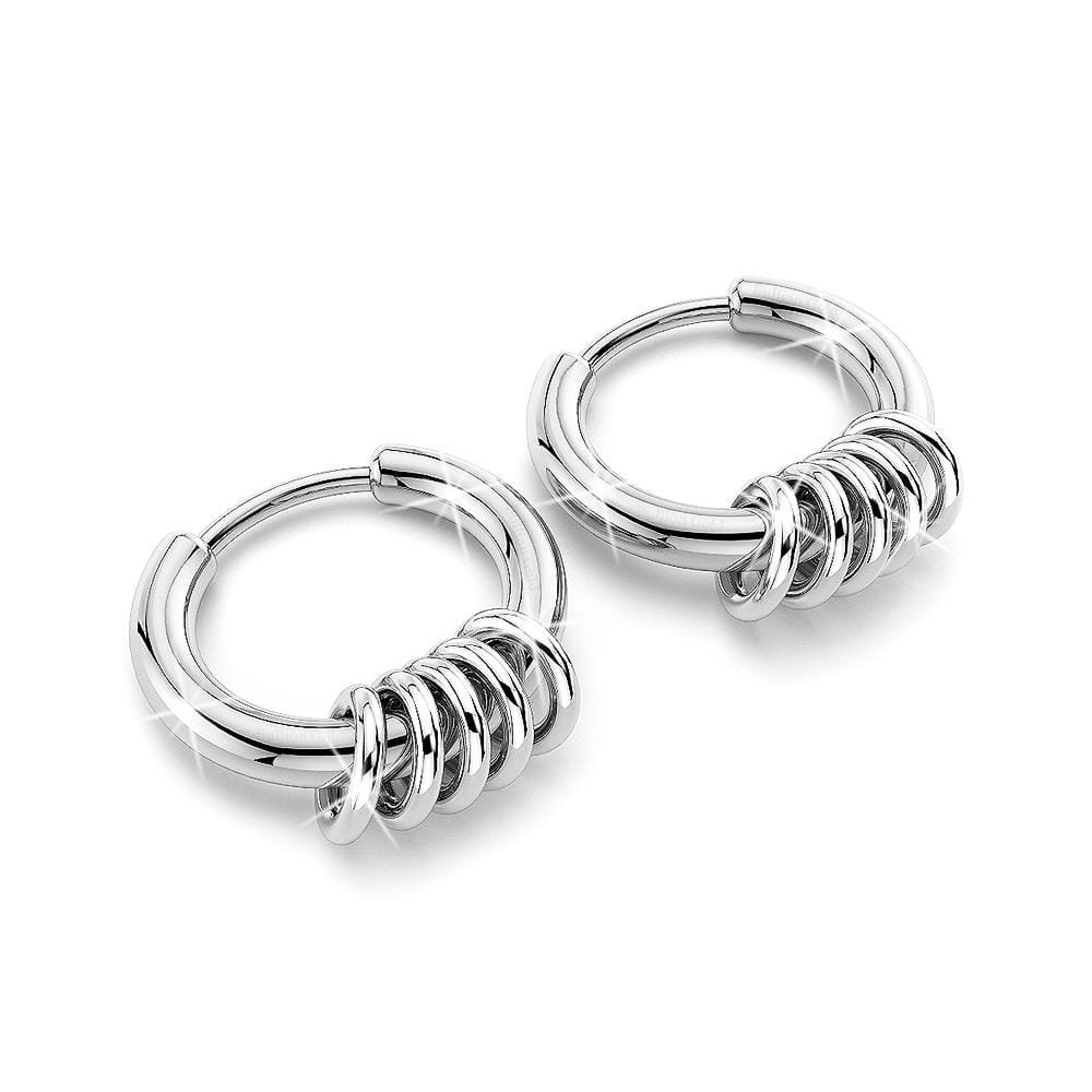 Flawless Illusion Hoop Earrings 10mm