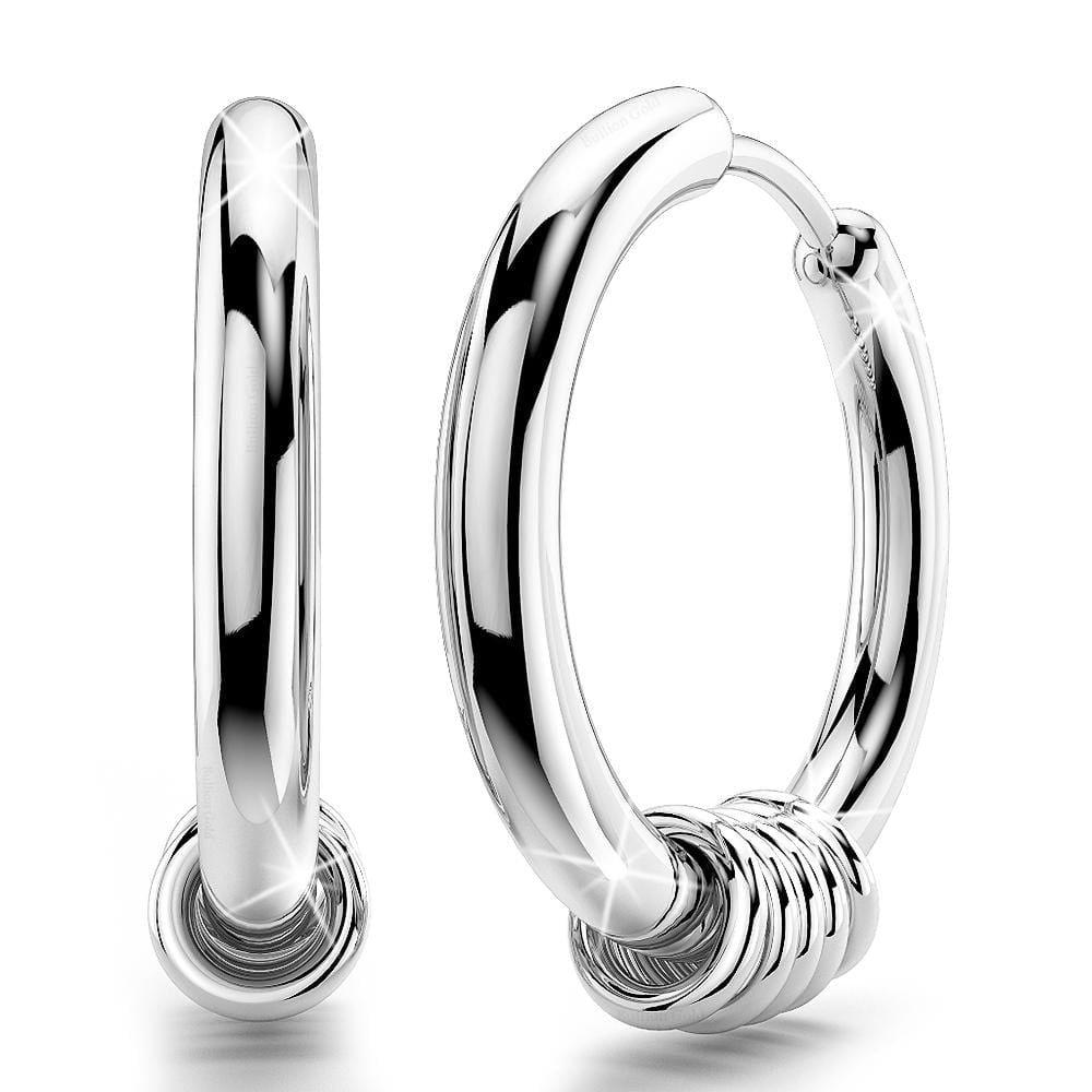 Flawless Illusion Hoop Earrings 14mm