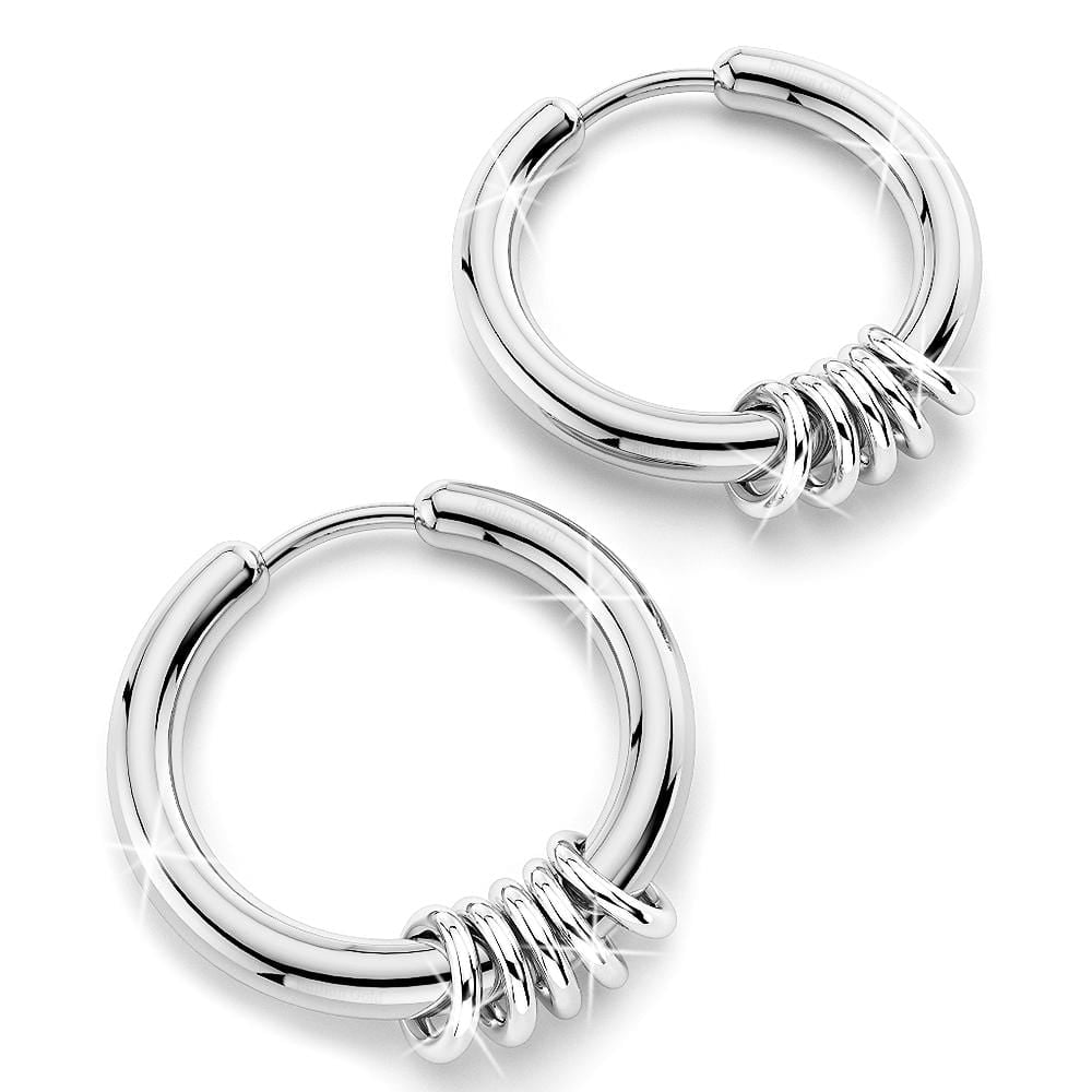 Flawless Illusion Hoop Earrings 14mm