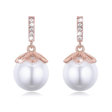 Kiara Pearl Drop Earrings - Brilliant Co