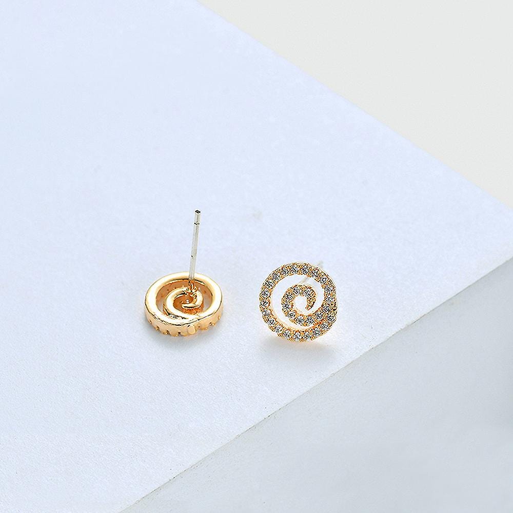 Spiral Stud Earrings - Brilliant Co
