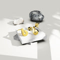 Nickelodeon Initial Alphabet Letter Earrings Gold Layered Steel Jewellery - 7