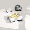 Nickelodeon Initial Alphabet Letter Earrings Gold Layered Steel Jewellery - 11