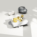 Nickelodeon Initial Alphabet Letter Earrings Gold Layered Steel Jewellery - 19