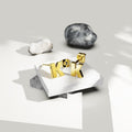 Nickelodeon Initial Alphabet Letter Earrings Gold Layered Steel Jewellery - 43