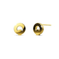 Nickelodeon Initial Alphabet Letter Earrings Gold Layered Steel Jewellery - 66
