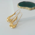 Dakota Chunky Gold Titanium Hoop Earrings - Brilliant Co