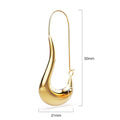 Dakota Chunky Gold Titanium Hoop Earrings - Brilliant Co