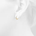 Ciara Chic Graduated Hoop Earrings Gold - Brilliant Co