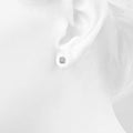 Eleanor White Gold Stud Earrings - Brilliant Co